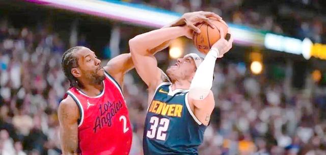 掘金险胜法国男篮,伦纳德惊艳世界 掘金险胜法国男篮,伦纳德惊艳世界